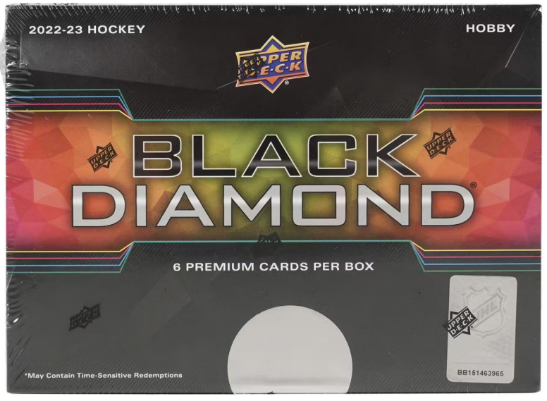 2022/23 UPPER DECK BLACK DIAMOND HOCKEY HOBBY BOX