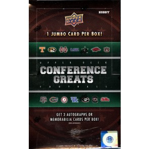 2014 UPPER DECK CONFERENCE GREATS FOOTBALL HOBBY BOX