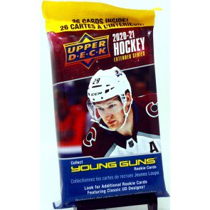 2020/21 UPPER DECK EXTENDED SERIES HOCKEY FAT PACK 18 CT BOX