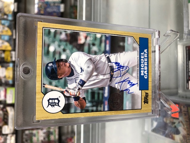 2022 TOPPS '87 TOPPS AUTOGRAPHS #87BAMC MIGUEL CABRERA