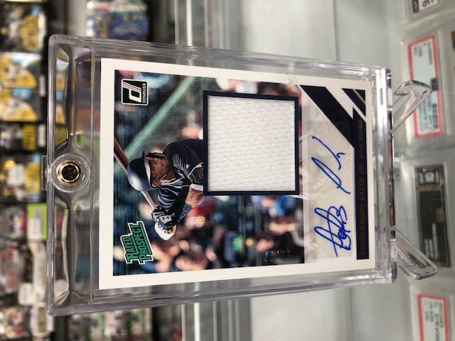 2019 DONRUSS RATED PROSPECT MATERIAL SIGNATURES GOLD #2 FERNAND