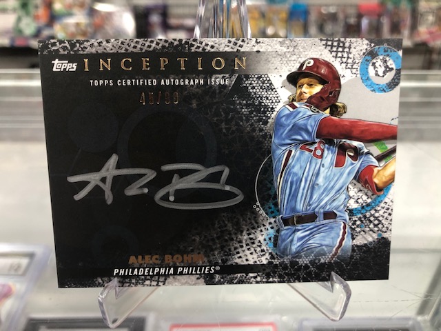 2022 TOPPS INCEPTION SILVER SIGNINGS #ISSAB ALEC BOHM /99