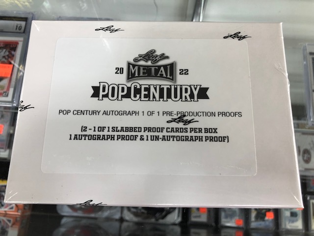 2022 LEAF METAL POP CENTURY 1/1 PRE-PRODUCTION PROOF HOBBY BOX