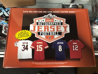 2021 LEAF AUTOGRAPHED FOOTBALL JERSEY EDITION BOX