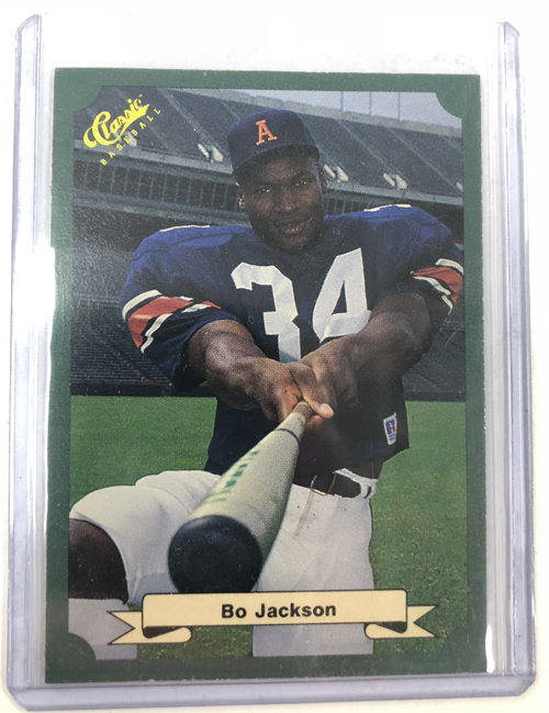 Bo Jackson 1987 Classic Game #15 (Swinging bat in/Auburn FB uniform)