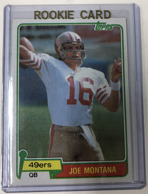 Joe Montana 1981 Topps #216 Rookie