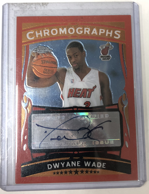 Dwyane Wade 2005-06 Topps Chrome Autographs #DWA 11/162