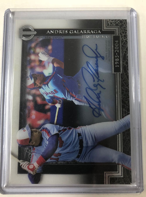 Andres Galarraga 2017 Topps Tribute Generations of Excellence Autographs #GOEAG 30/99